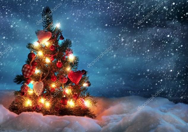 Rozsvícení vánočního stromu u víceučelového altánu