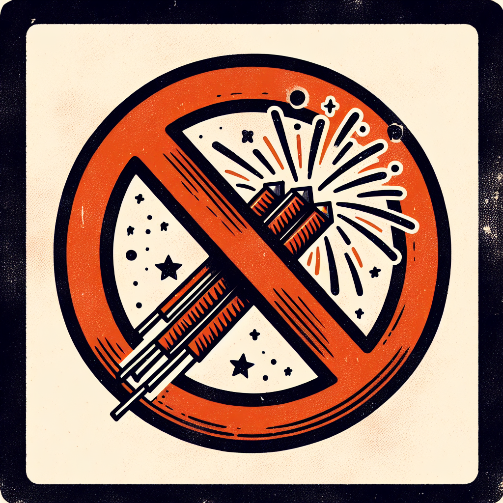 Zákaz používání pyrotechniky v intravilánu obce Urbanice