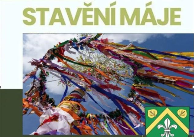 Stavění máje  a příprava ohniště