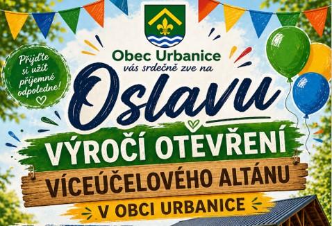Oslava výročí otevření víceúčelového altánu