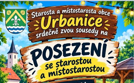 Pozvánka na posezení se starostou a místostarostou